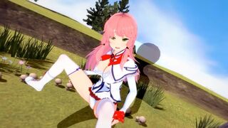 Hentai Flare Arlgrande fucked and sucks for the first time in POV