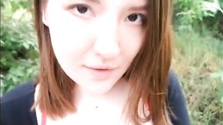 Sexual Asian girl fucks with the first guy in a new city
