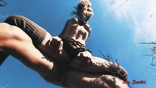 The guy has a huge dick and he fucked the beautiful Mia Bandini hard