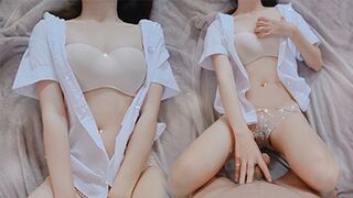 A cute Asian teen from Thailand, SSKOK16, enjoys romantic sex