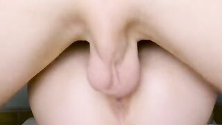 Squirting pussy fucks a big dick with intense pleasure