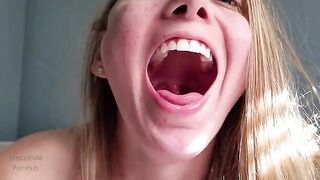 Spit and drool tour in my mouth, a unique oral experience