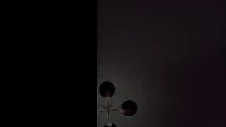 Mei is enjoying herself in the bathroom with a huge cock