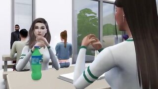 The student lures the professor to have sex
