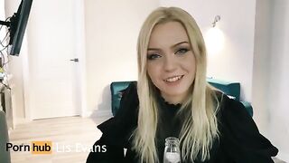 A beautiful neighbor came to visit and offered a blowjob with enthusiasm