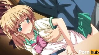 A girl is having fun with her boyfriend and gets rewarded