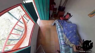 Hot chick from the hostel gets fucked by a tourist