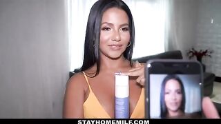 The sexy MILF Rose Monroe lets her stepson take naked pictures of her to make some money