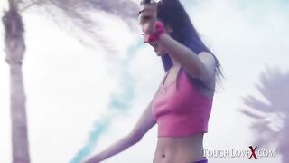 Skinny Latina Eliza Ibarra gets her pussy wrecked