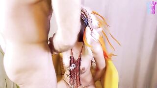 A sexy Gypsy Queen, Bogini, gets fucked by a horny cowboy in an intense scene