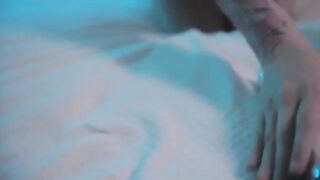 A hot teen shows up just for you and satisfies herself with a toy
