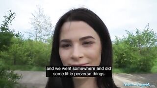 A pervert spy using his drone to catch a babe in public for sex