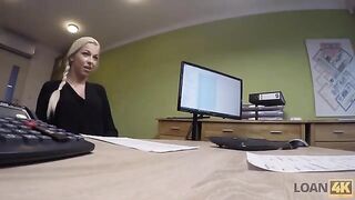 A business woman needs a loan and gets intimate with the agent