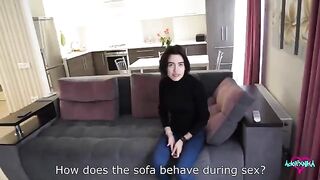 A hot realtor woman has sex with her client in a steamy 4K scene