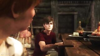 Harry Potter has a dirty encounter with a sexy sister in 3D