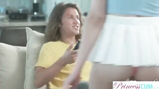 You're going to give your stepsister all of your cum