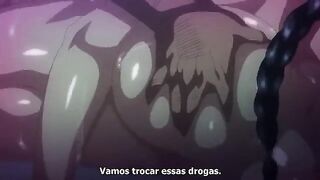 Hentai anime Jashin Shoukan Ikenie Gishiki Episode 2 with xxx action