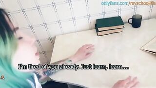 The teacher fucked in her ass the girl who said fuck you - MySchoolLife