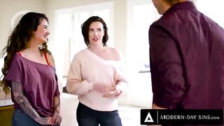 Casey Calvert and Arabelle Raphael ask for a threesome with her ex-boyfriend