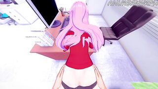 Babe Shikimori Micchon fucked from behind in an intense scene