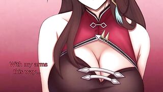 Beidou gets a new tactic to seduce her lovers in this wholesome Genshin Impact hentai JOI