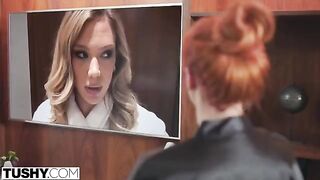 A hot mom, played by the stunning actress, takes on two guys who are after her daughter