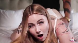 PAWG Gracie Squirts gets her asshole railed and creampied