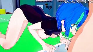 High School DxD Xenovia Quarta gets fucked hard in the hentai scene