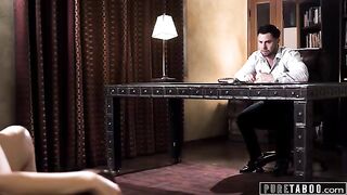 Sex Addict Charlotte Sins Convincing Her Sex Therapist to Relapse in Intense Action