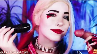 A big dick is needed for the wet pussy of a cosplay Harley Quinn - MollyRedWolf