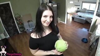 She’s obsessed with cum, and her brother-in-law is the one she’s after
