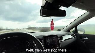 When you're broke, sex is the only payment method. Especially in a fake taxi