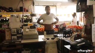 Pregnant Maxine Holloway gets banged hard in public