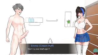 You are trapped with the goddesses in a game where you have to solve puzzles to escape