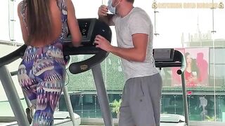 Colombian beauty with bubble butt picked up at the gym for sex