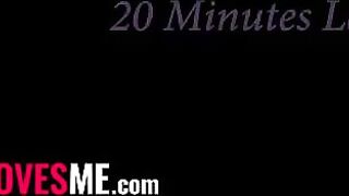 The petite vixen surprised her stepbrother with an incredible blowjob on his special day