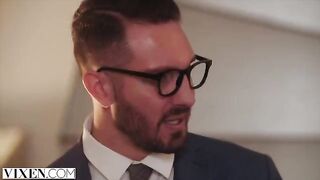 Fashion model Kylie stimulates designer's creativity in sex