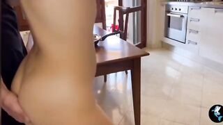 An Italian woman begs to be satisfied, ending up with a messy finish