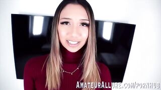 Kimora Quin, the stunning 5’10” Filipino-American star, loves having a cock down her throat