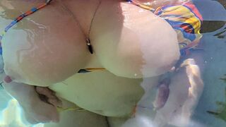 Step sister got caught jerking off in the hot tub