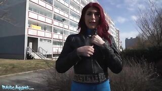 Public Agent banged steaming-hot redhead tourist in hotel room