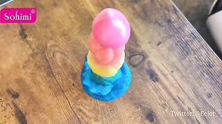 Toy review: A couple's first experience with a dildo together