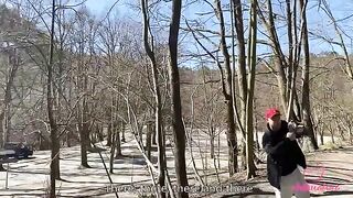 A day with Kleomodel ended with sex in the woods - Chihuahua Vlog