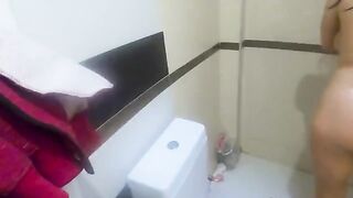 Busty stepmom fucks me by mistake in the shower, she loved it