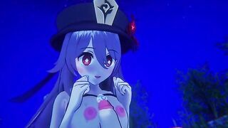 3D HENTAI remake of Hu Tao from Genshin Impact - Shortver
