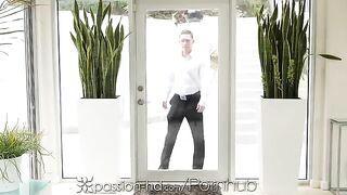 The real estate agent will do anything to sell this luxurious property