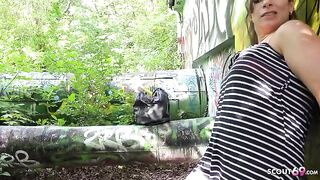 A mature Turkish woman gets fucked hard by a German guy in a raw scene