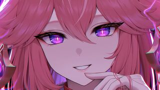 Yae Miko's 5-minute sex with her feet guarantees cum
