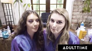 Lesbian hair stylists Elena Koshka and Bunny Colby get wild
