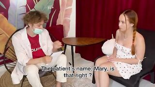 The doctor was upset with the patient's lie about virginity